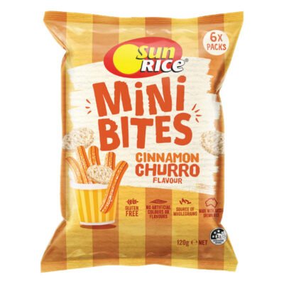 Sunrice Mini Bites Cinnamon Churro 6-Pack